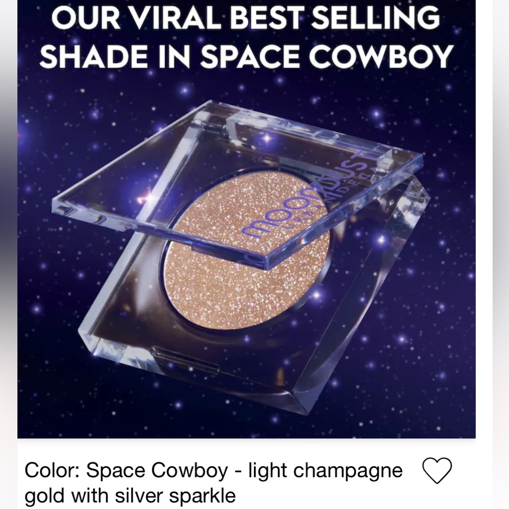 Urban Decay Moondust Eyeshadow - Space Cowboy New in Box